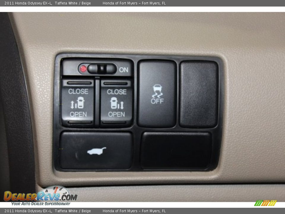 2011 Honda Odyssey EX-L Taffeta White / Beige Photo #27