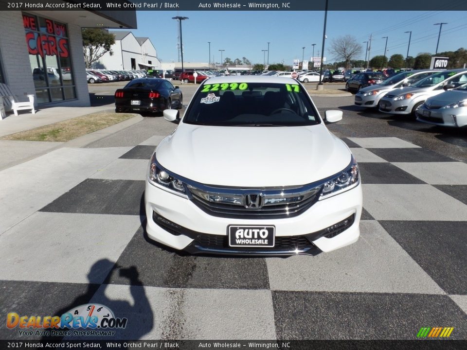 2017 Honda Accord Sport Sedan White Orchid Pearl / Black Photo #2