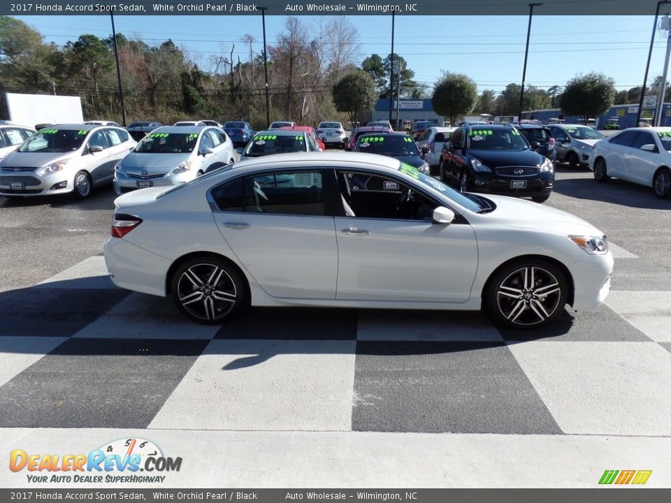 2017 Honda Accord Sport Sedan White Orchid Pearl / Black Photo #3