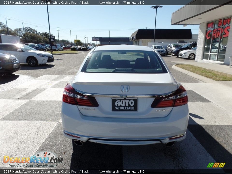 2017 Honda Accord Sport Sedan White Orchid Pearl / Black Photo #4