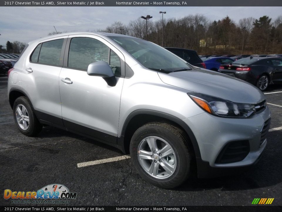 2017 Chevrolet Trax LS AWD Silver Ice Metallic / Jet Black Photo #3