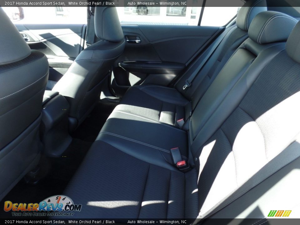 2017 Honda Accord Sport Sedan White Orchid Pearl / Black Photo #12