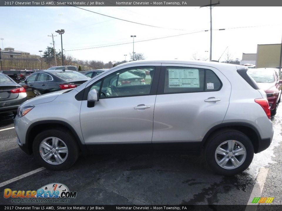 2017 Chevrolet Trax LS AWD Silver Ice Metallic / Jet Black Photo #9