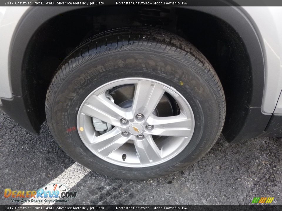 2017 Chevrolet Trax LS AWD Silver Ice Metallic / Jet Black Photo #10