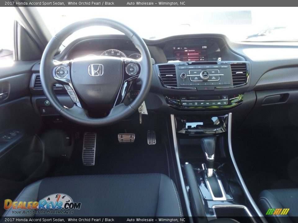 2017 Honda Accord Sport Sedan White Orchid Pearl / Black Photo #15