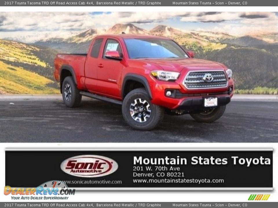 2017 Toyota Tacoma TRD Off Road Access Cab 4x4 Barcelona Red Metallic / TRD Graphite Photo #1