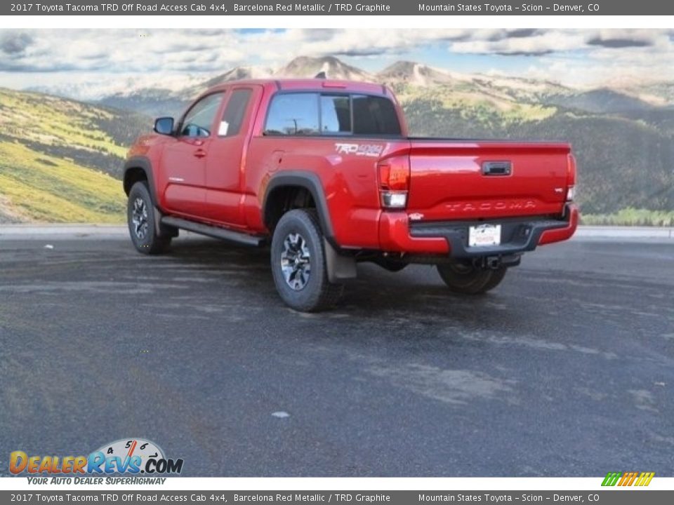2017 Toyota Tacoma TRD Off Road Access Cab 4x4 Barcelona Red Metallic / TRD Graphite Photo #3