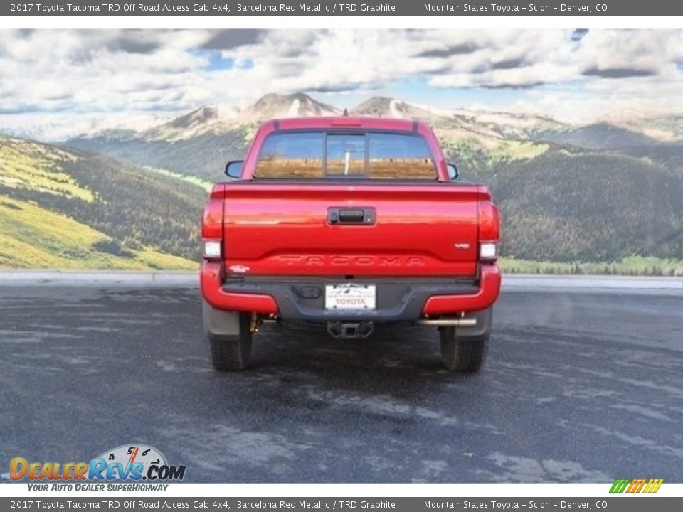 2017 Toyota Tacoma TRD Off Road Access Cab 4x4 Barcelona Red Metallic / TRD Graphite Photo #4