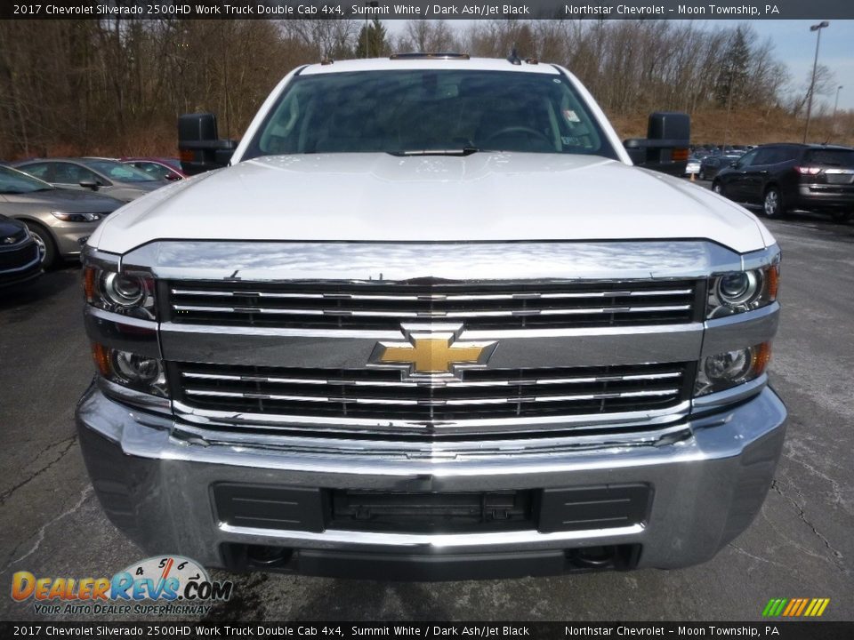 2017 Chevrolet Silverado 2500HD Work Truck Double Cab 4x4 Summit White / Dark Ash/Jet Black Photo #2