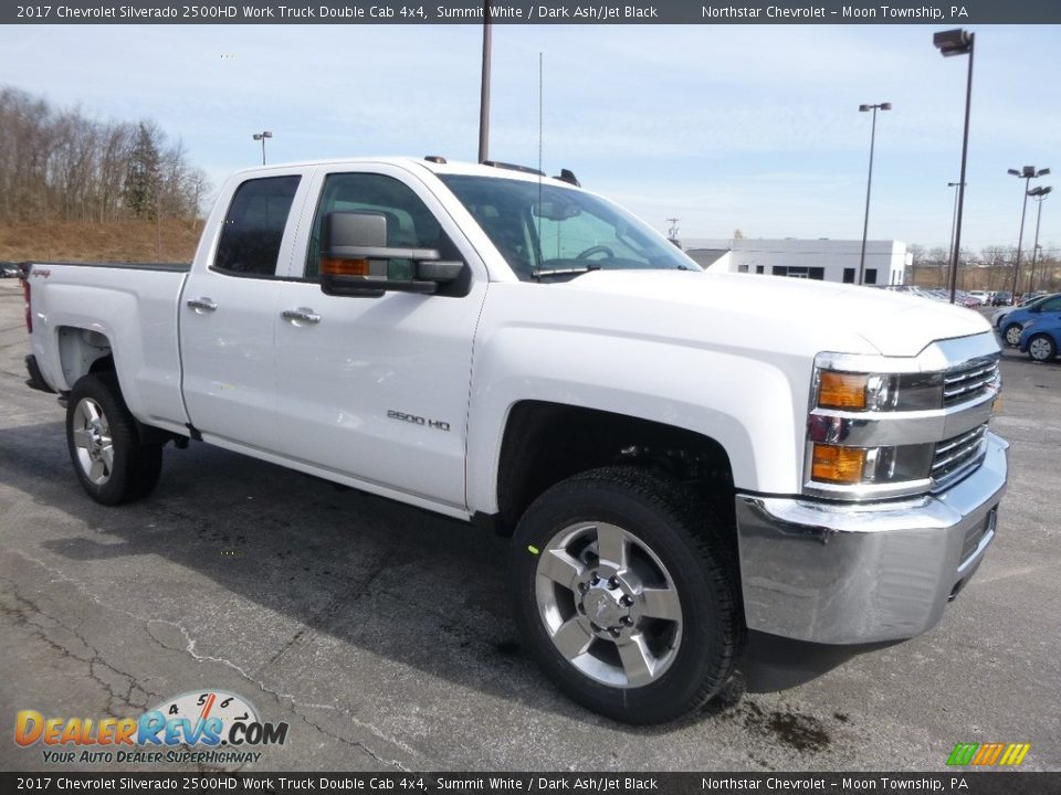 Summit White 2017 Chevrolet Silverado 2500HD Work Truck Double Cab 4x4 Photo #3