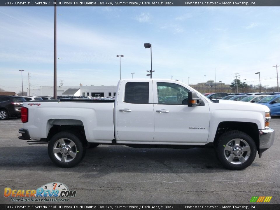 Summit White 2017 Chevrolet Silverado 2500HD Work Truck Double Cab 4x4 Photo #4