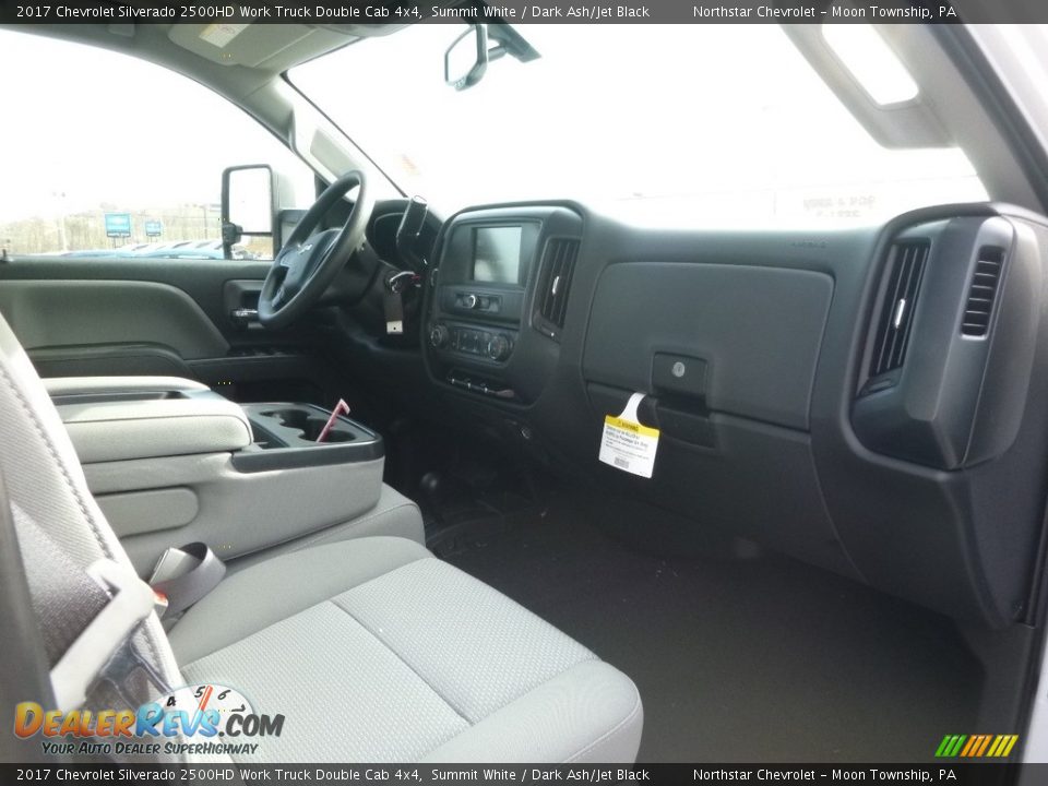 2017 Chevrolet Silverado 2500HD Work Truck Double Cab 4x4 Summit White / Dark Ash/Jet Black Photo #5