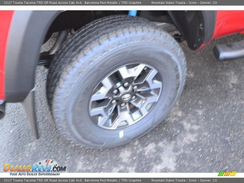 2017 Toyota Tacoma TRD Off Road Access Cab 4x4 Barcelona Red Metallic / TRD Graphite Photo #9