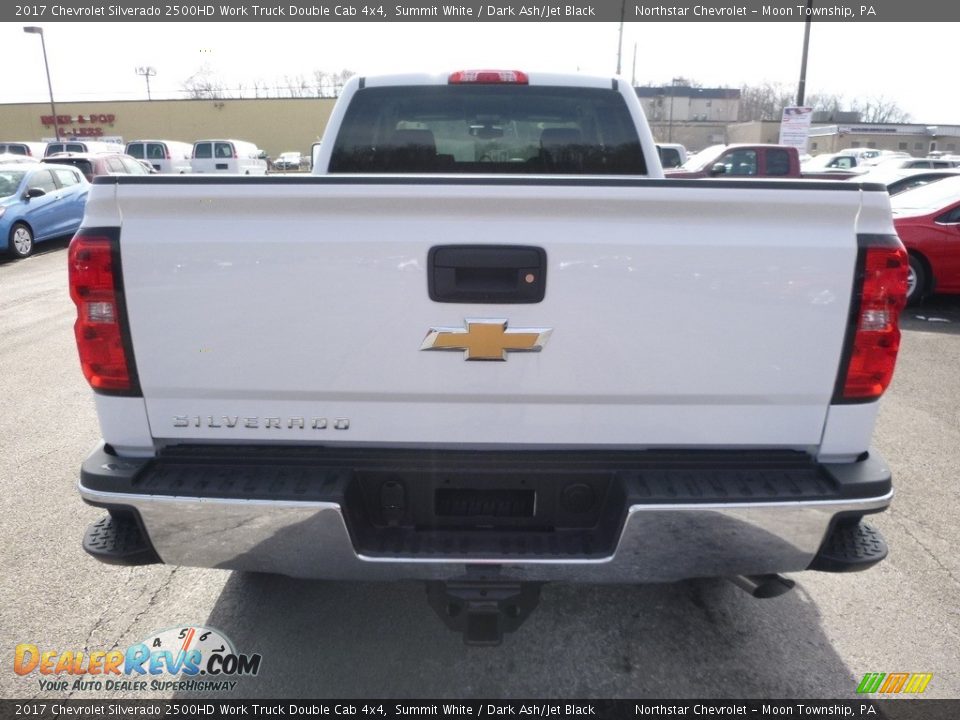 2017 Chevrolet Silverado 2500HD Work Truck Double Cab 4x4 Summit White / Dark Ash/Jet Black Photo #7