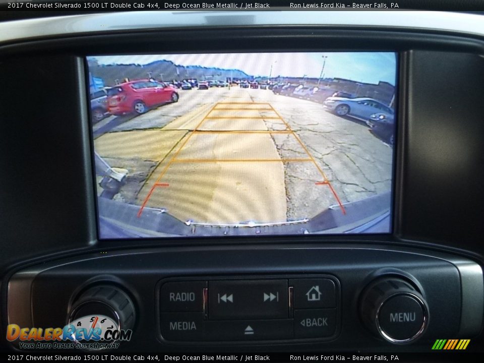 2017 Chevrolet Silverado 1500 LT Double Cab 4x4 Deep Ocean Blue Metallic / Jet Black Photo #19
