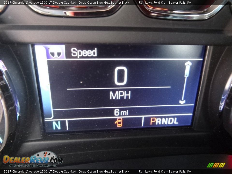 2017 Chevrolet Silverado 1500 LT Double Cab 4x4 Deep Ocean Blue Metallic / Jet Black Photo #20