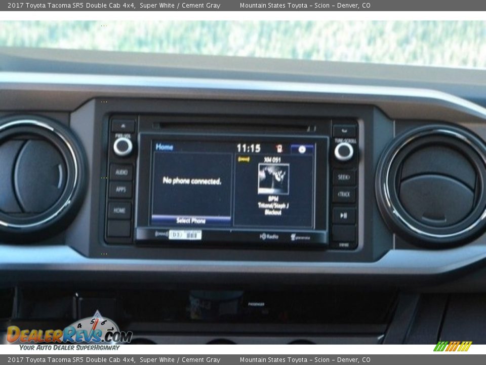 2017 Toyota Tacoma SR5 Double Cab 4x4 Super White / Cement Gray Photo #6