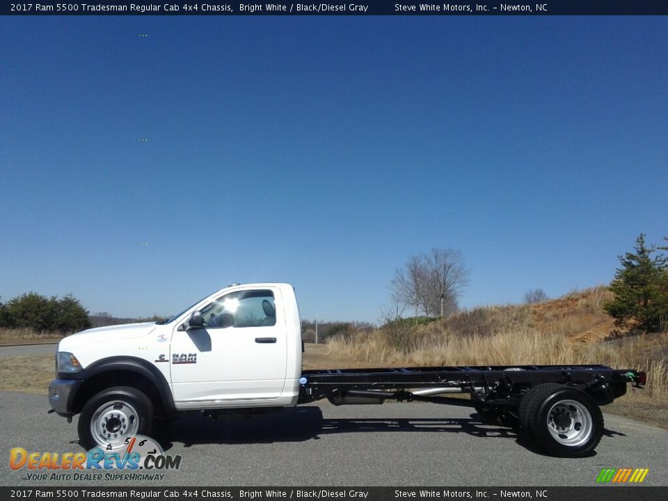 2017 Ram 5500 Tradesman Regular Cab 4x4 Chassis Bright White / Black/Diesel Gray Photo #1