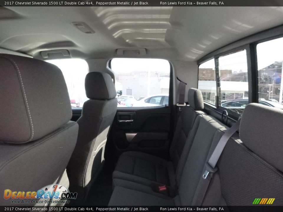 2017 Chevrolet Silverado 1500 LT Double Cab 4x4 Pepperdust Metallic / Jet Black Photo #12