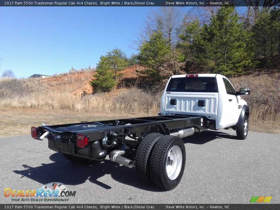 2017 Ram 5500 Tradesman Regular Cab 4x4 Chassis Bright White / Black/Diesel Gray Photo #6