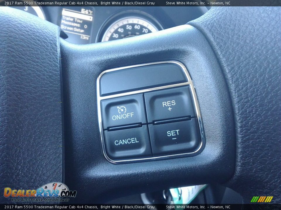 2017 Ram 5500 Tradesman Regular Cab 4x4 Chassis Bright White / Black/Diesel Gray Photo #14