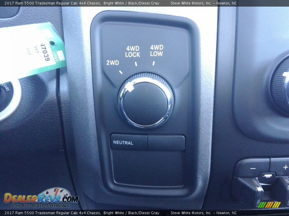 2017 Ram 5500 Tradesman Regular Cab 4x4 Chassis Bright White / Black/Diesel Gray Photo #17