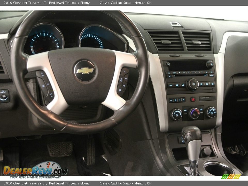 Dashboard of 2010 Chevrolet Traverse LT Photo #6