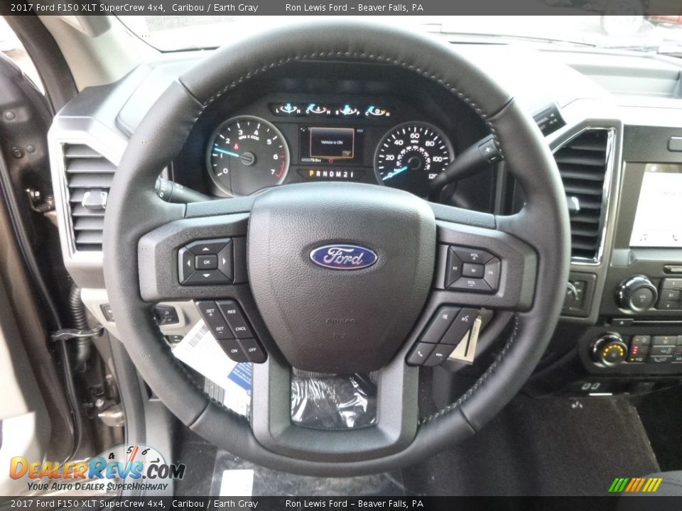 2017 Ford F150 XLT SuperCrew 4x4 Steering Wheel Photo #16