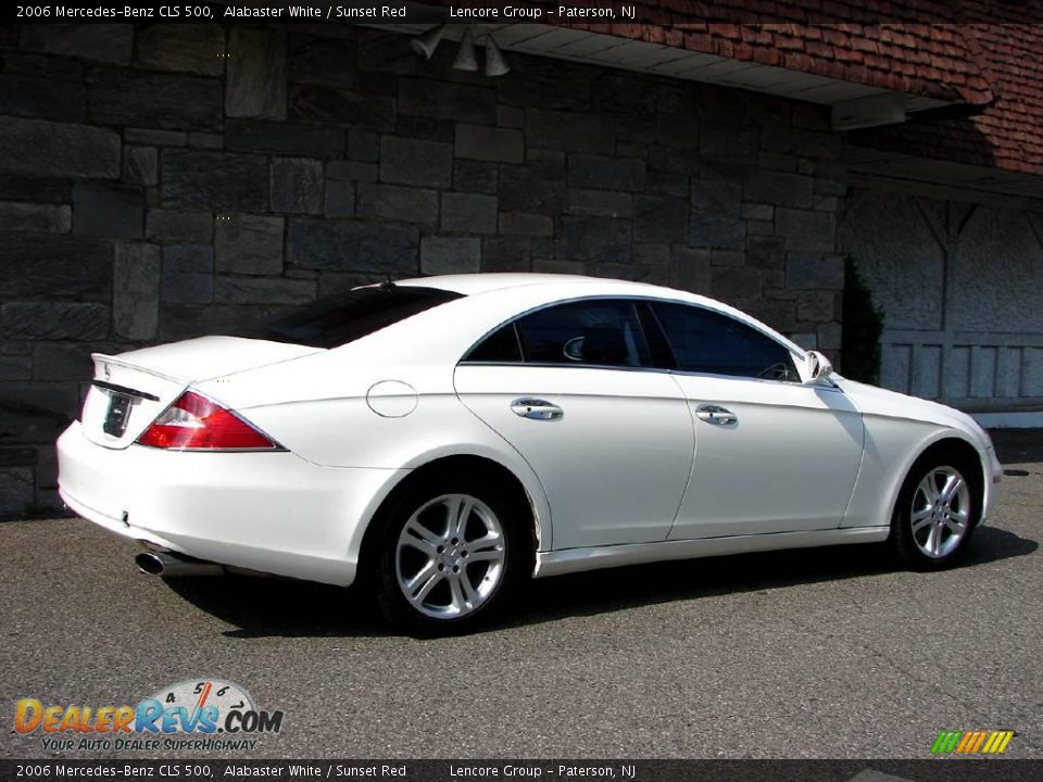 White mercedes cls 500 #4