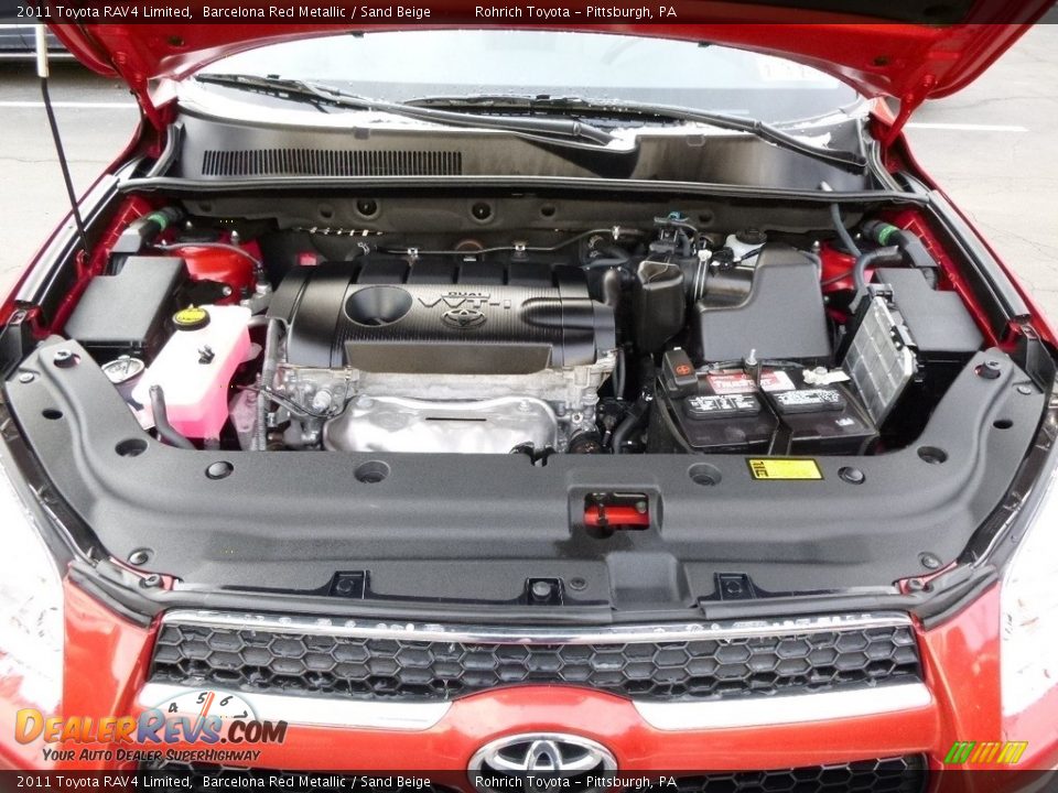 2011 Toyota RAV4 Limited Barcelona Red Metallic / Sand Beige Photo #18