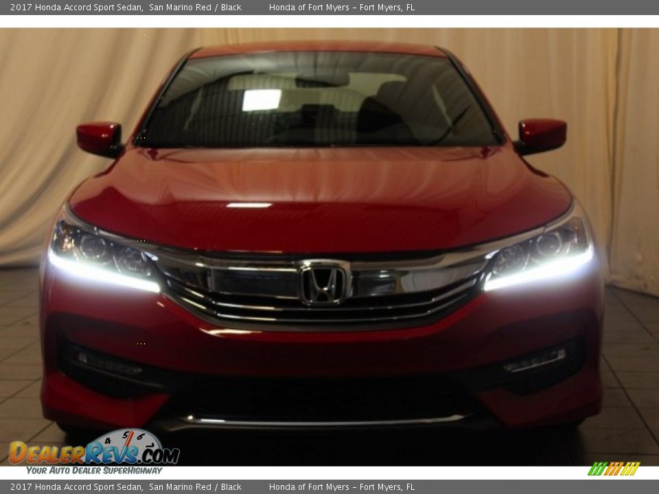 2017 Honda Accord Sport Sedan San Marino Red / Black Photo #4