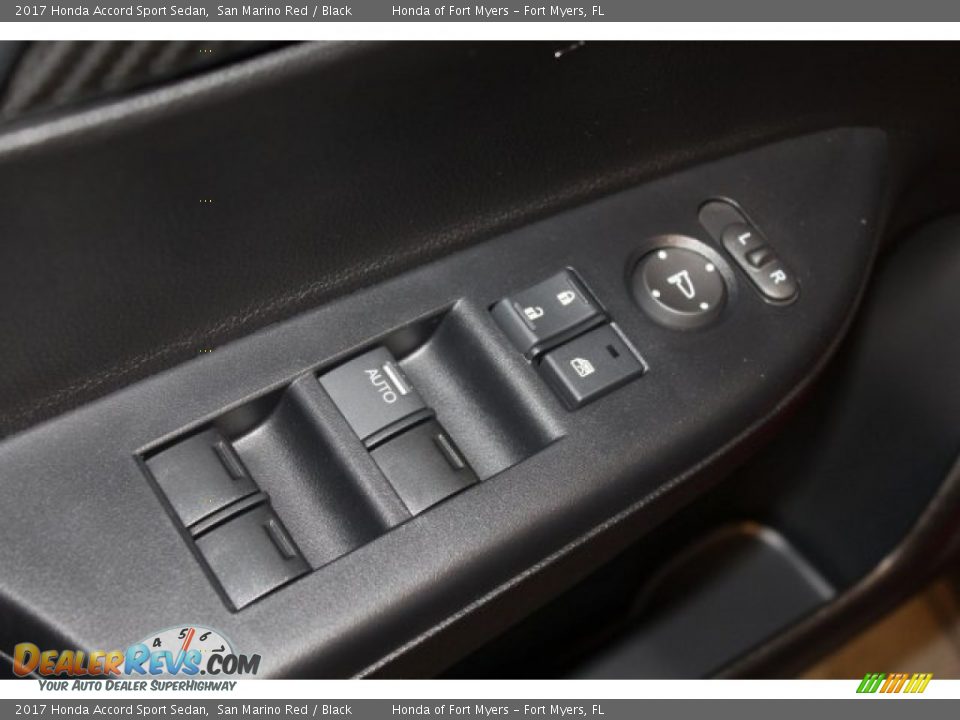 2017 Honda Accord Sport Sedan San Marino Red / Black Photo #8