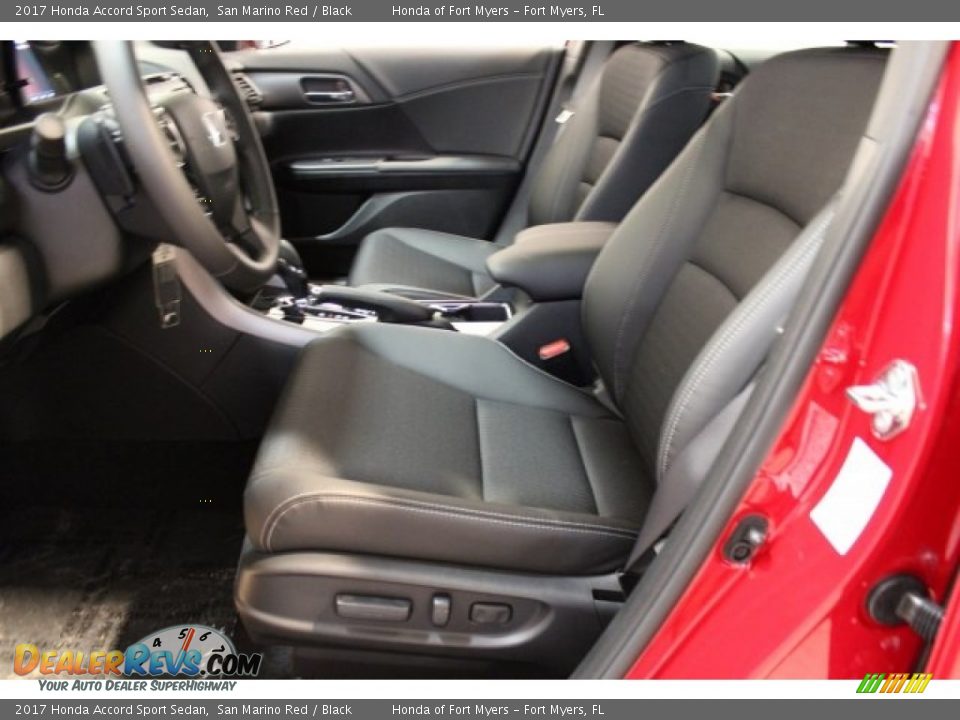 2017 Honda Accord Sport Sedan San Marino Red / Black Photo #9