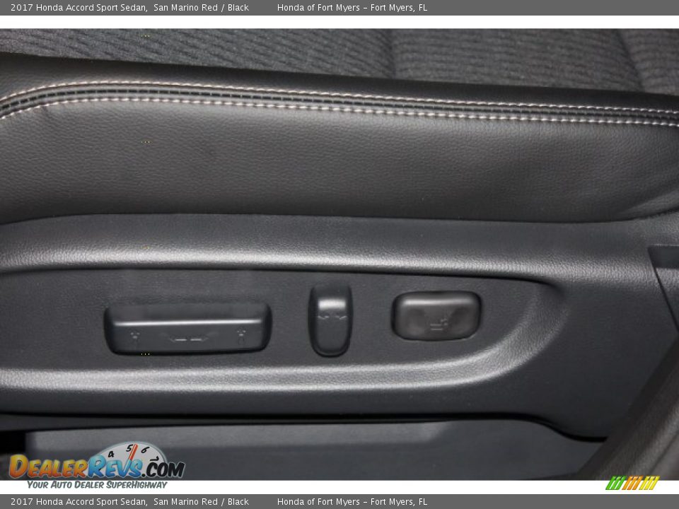 2017 Honda Accord Sport Sedan San Marino Red / Black Photo #10