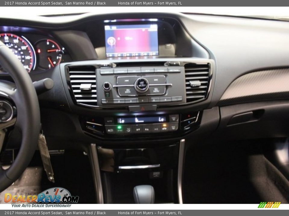2017 Honda Accord Sport Sedan San Marino Red / Black Photo #16