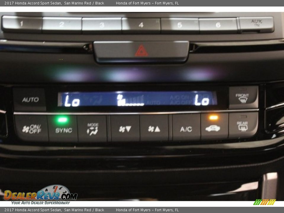 2017 Honda Accord Sport Sedan San Marino Red / Black Photo #20