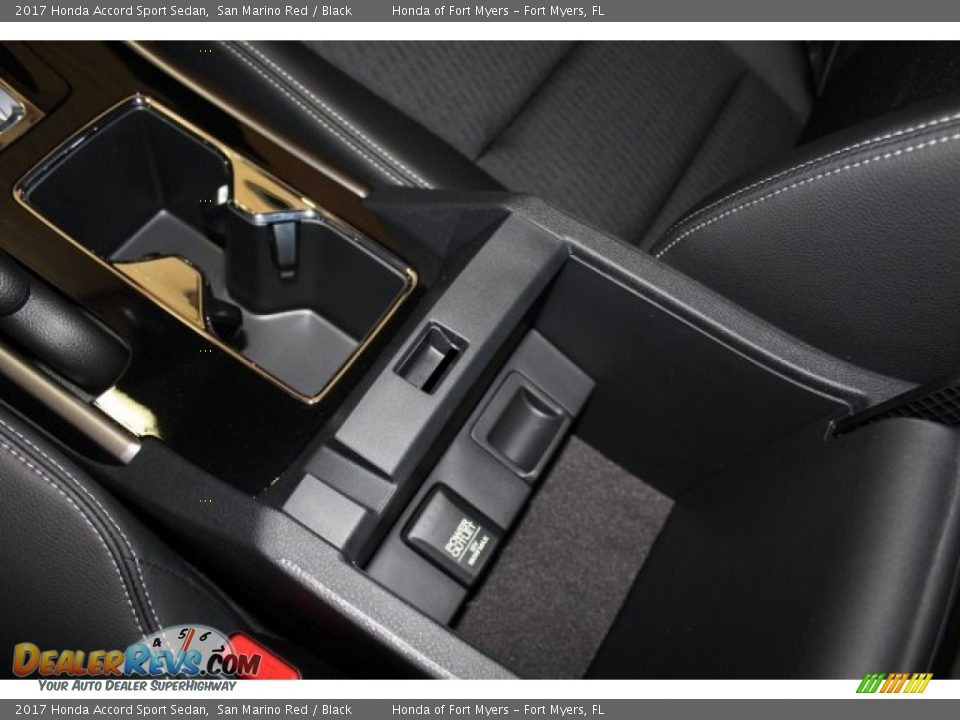 2017 Honda Accord Sport Sedan San Marino Red / Black Photo #23