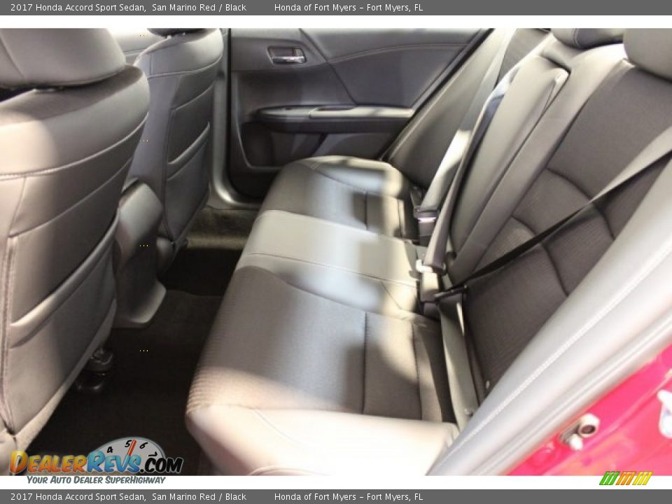 2017 Honda Accord Sport Sedan San Marino Red / Black Photo #26