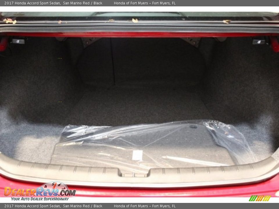 2017 Honda Accord Sport Sedan San Marino Red / Black Photo #27