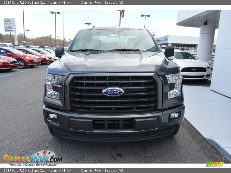 2017 Ford F150 XL SuperCab Magnetic / Black Photo #4