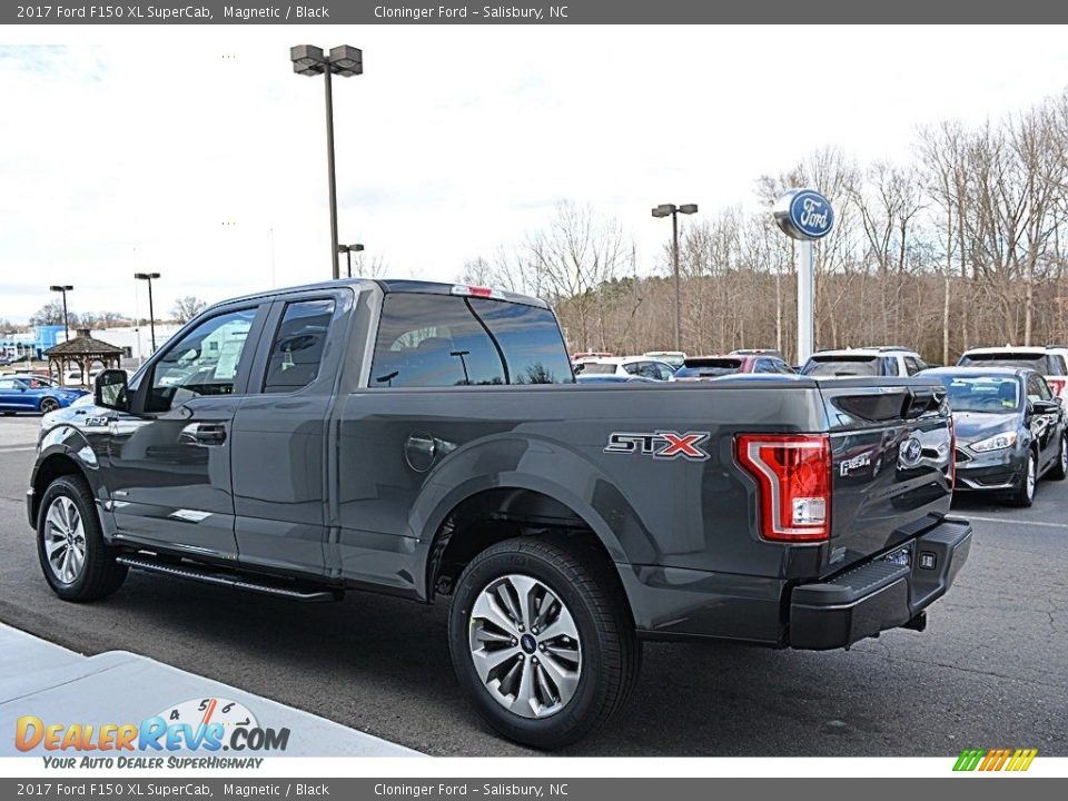 2017 Ford F150 XL SuperCab Magnetic / Black Photo #19