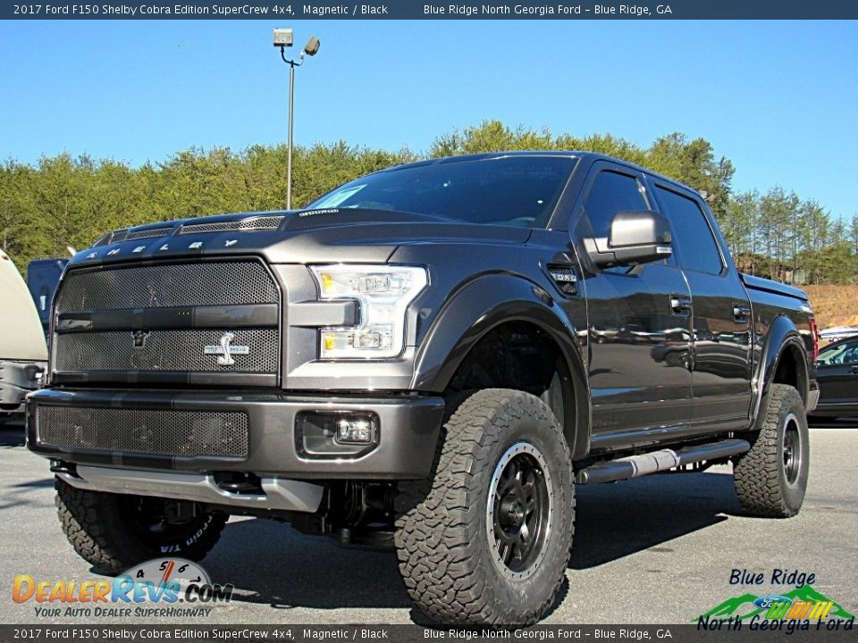 2017 Ford F150 Shelby Cobra Edition SuperCrew 4x4 Magnetic / Black Photo #1