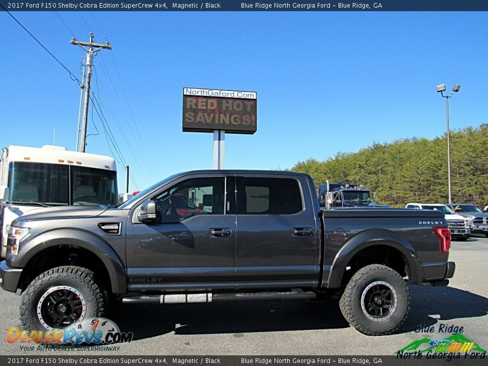 2017 Ford F150 Shelby Cobra Edition SuperCrew 4x4 Magnetic / Black Photo #2
