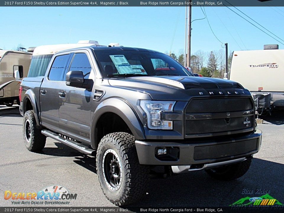 2017 Ford F150 Shelby Cobra Edition SuperCrew 4x4 Magnetic / Black Photo #7