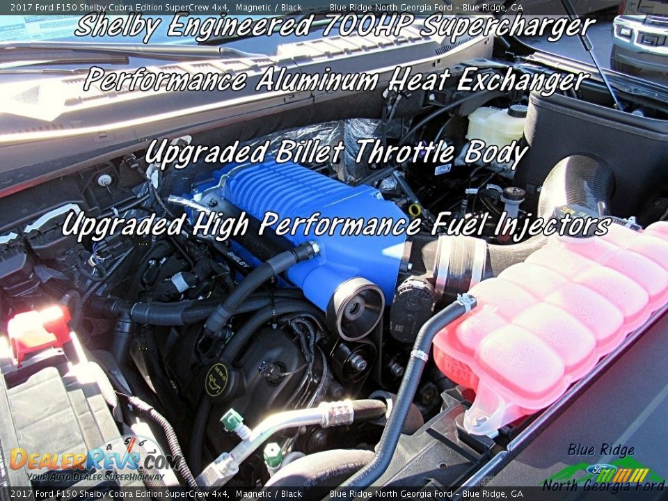 2017 Ford F150 Shelby Cobra Edition SuperCrew 4x4 Magnetic / Black Photo #11