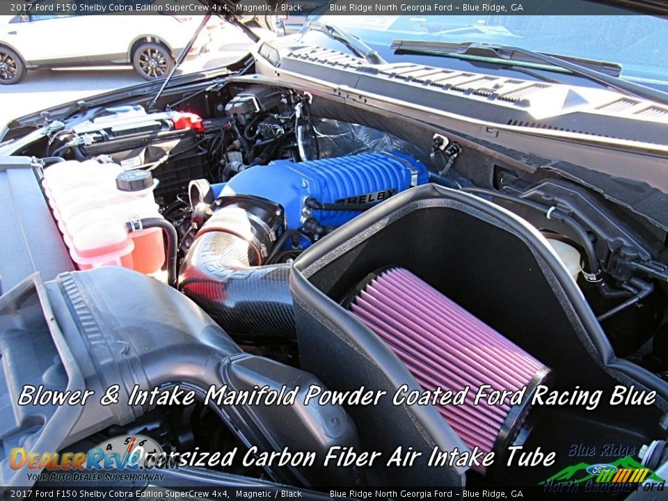 2017 Ford F150 Shelby Cobra Edition SuperCrew 4x4 Magnetic / Black Photo #12
