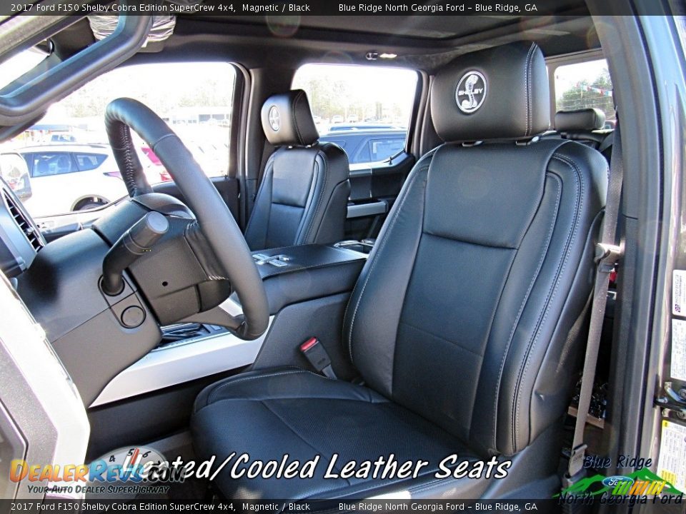 2017 Ford F150 Shelby Cobra Edition SuperCrew 4x4 Magnetic / Black Photo #14