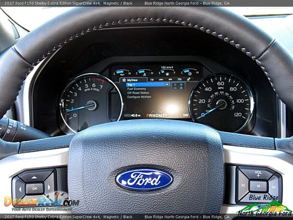 2017 Ford F150 Shelby Cobra Edition SuperCrew 4x4 Magnetic / Black Photo #22