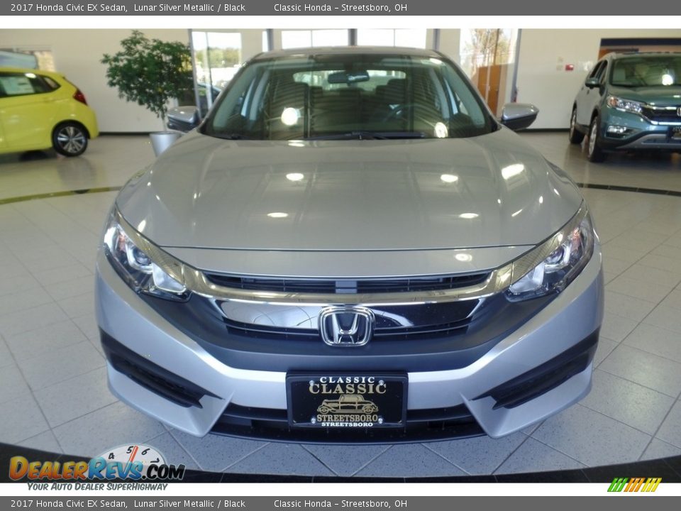 2017 Honda Civic EX Sedan Lunar Silver Metallic / Black Photo #3