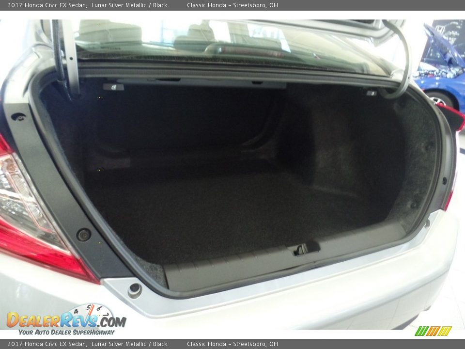 2017 Honda Civic EX Sedan Lunar Silver Metallic / Black Photo #14